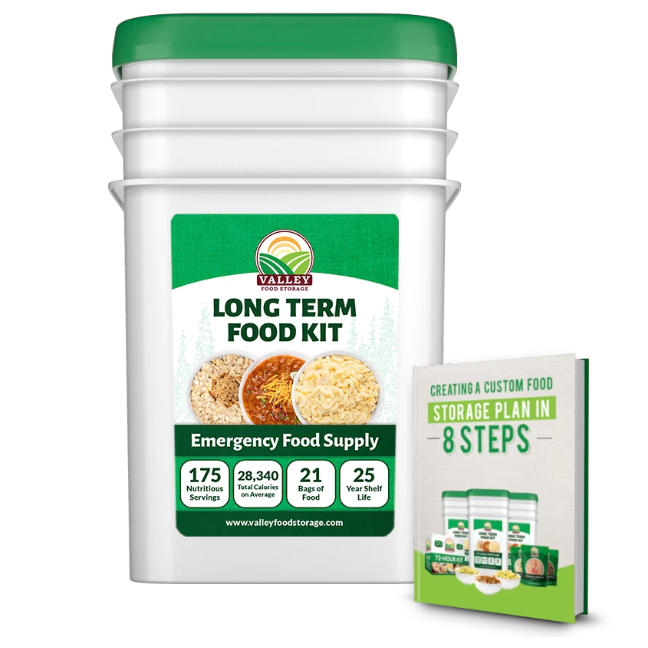 1 Emergency Food Kits + 2 Free Gifts From Valley Food Storage