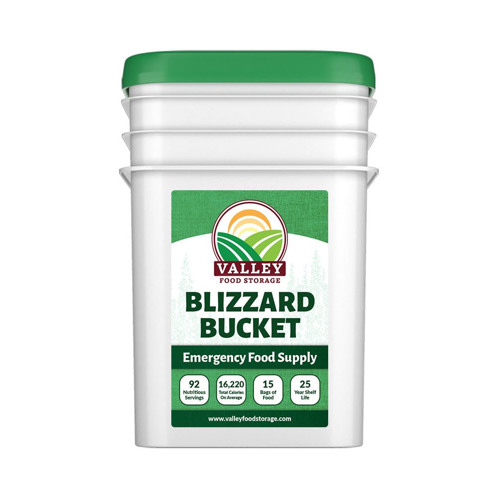 7-Day Blizzard Bucket 7-Day Survival Food | Order a 7 Day Emergency Survival Food Kit From Valley Food Storage