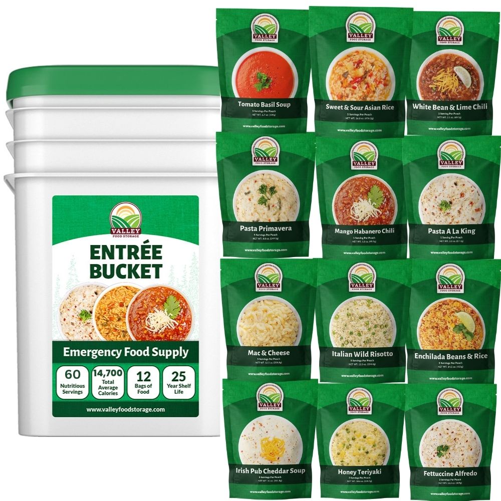 Entrée Bucket Entrée Bucket From Valley Food Storage