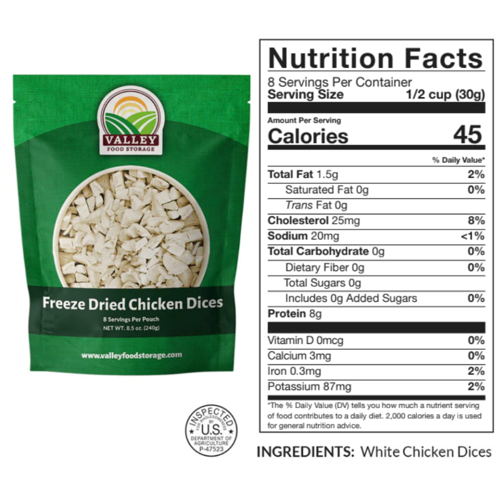 Freeze-Dried Chicken & Rice Bucket Freeze-Dried Chicken & Rice Bucket From Valley Food Storage
