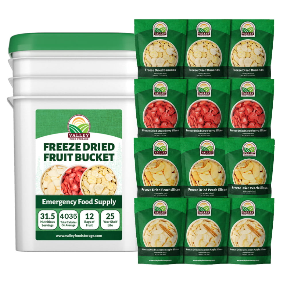 Freeze Dried Fruit Bucket (30% OFF) Freeze-dried Fruit Bucket | Order a Freeze-dried Fruit Bucket Online From Valley Food Storage