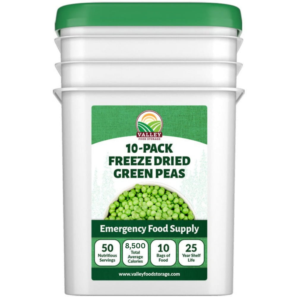 Freeze Dried Green Peas Freeze Dried Green Peas From Valley Food Storage
