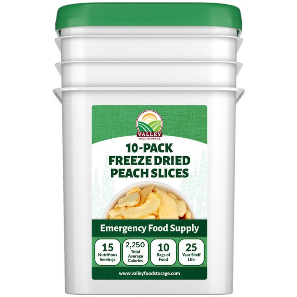 Freeze Dried Peach Slices Freeze Dried Peach Slices From Valley Food Storage