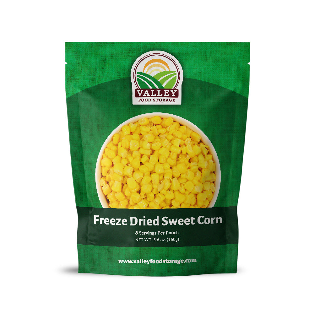 Freeze Dried Sweet Corn Freeze Dried Corn | Order Freeze Dried Corn in Bulk From Valley Food Storage