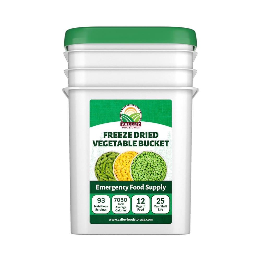 Freeze Dried Vegetables Bucket (30% OFF) Freeze Dried Vegetables in Bulk | Buy a Freeze Dried Veggies Bucket Online From Valley Food Storage