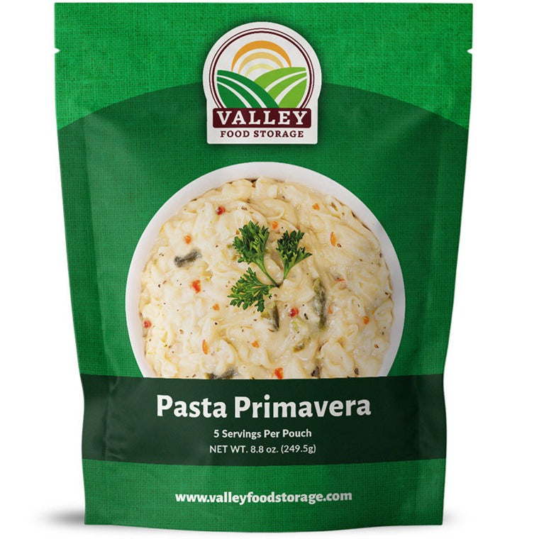 Pasta Primavera | 10 Pack + Bucket ENTREE From Valley Food Storage