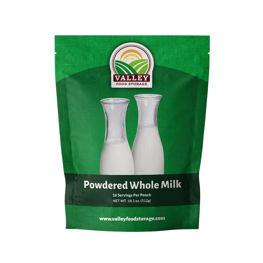 Powdered Whole Milk Freeze Dried Milk | Buy Fortified Powdered Milk for Long Term Storage  From Valley Food Storage