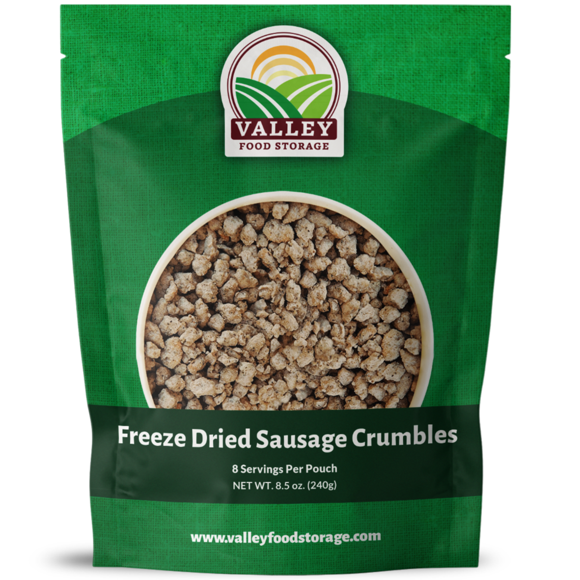 Freeze Dried Sausage Crumbles 