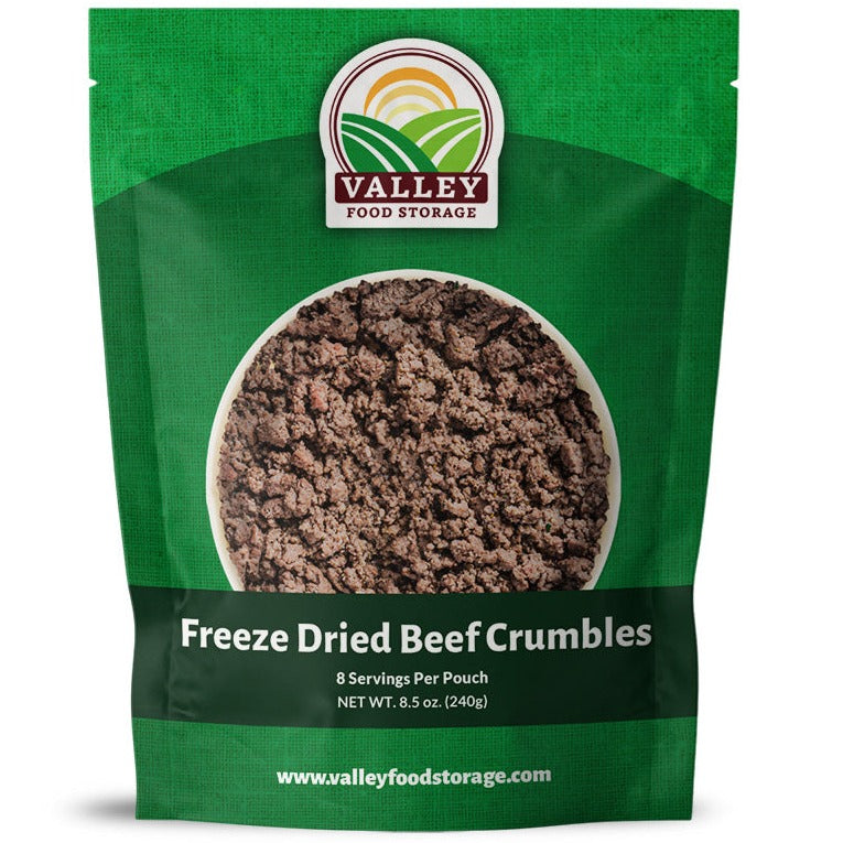 Valley Food Storage-Freeze Dried Beef Crumbles