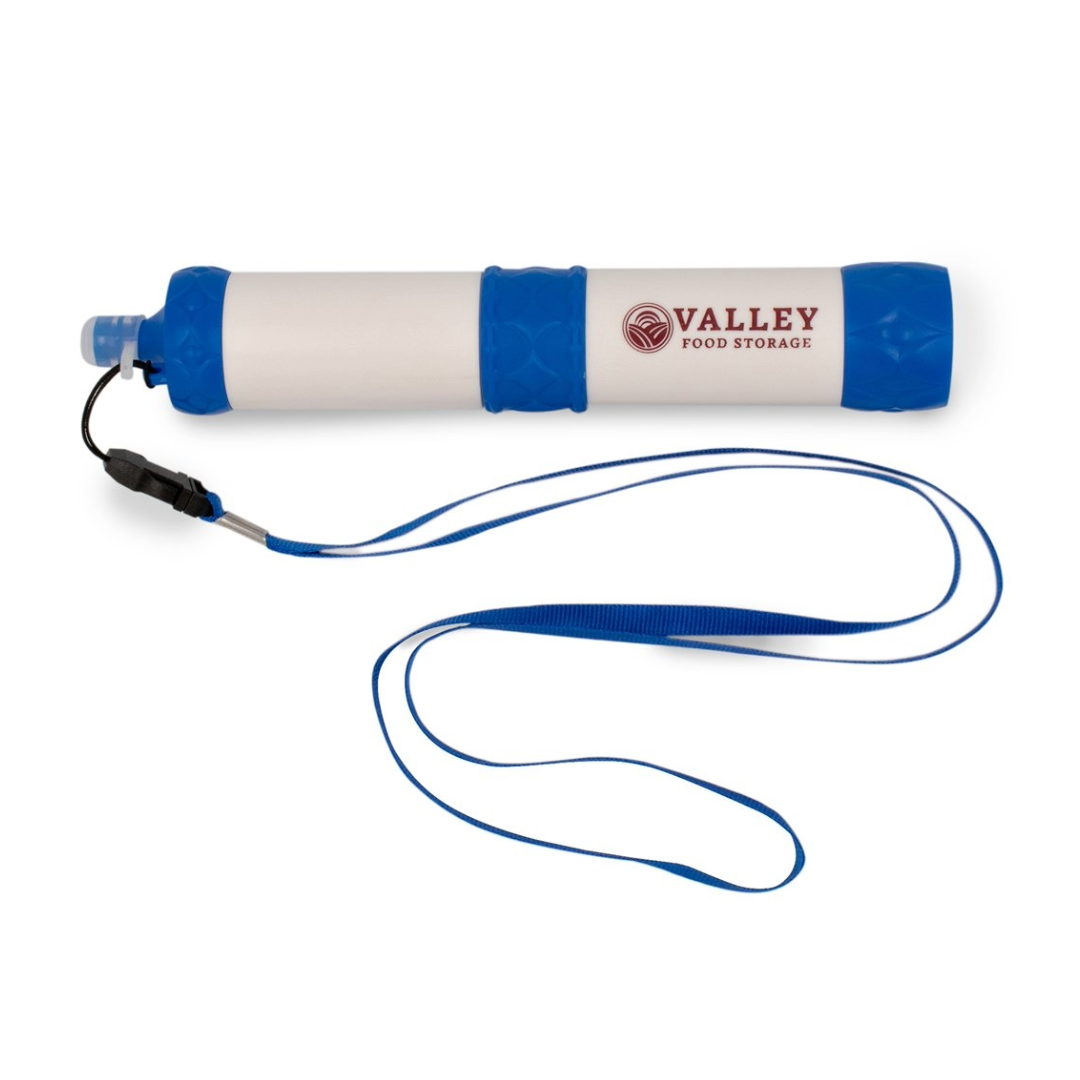 Pressure Water Filter Straw From Valley Food Storage