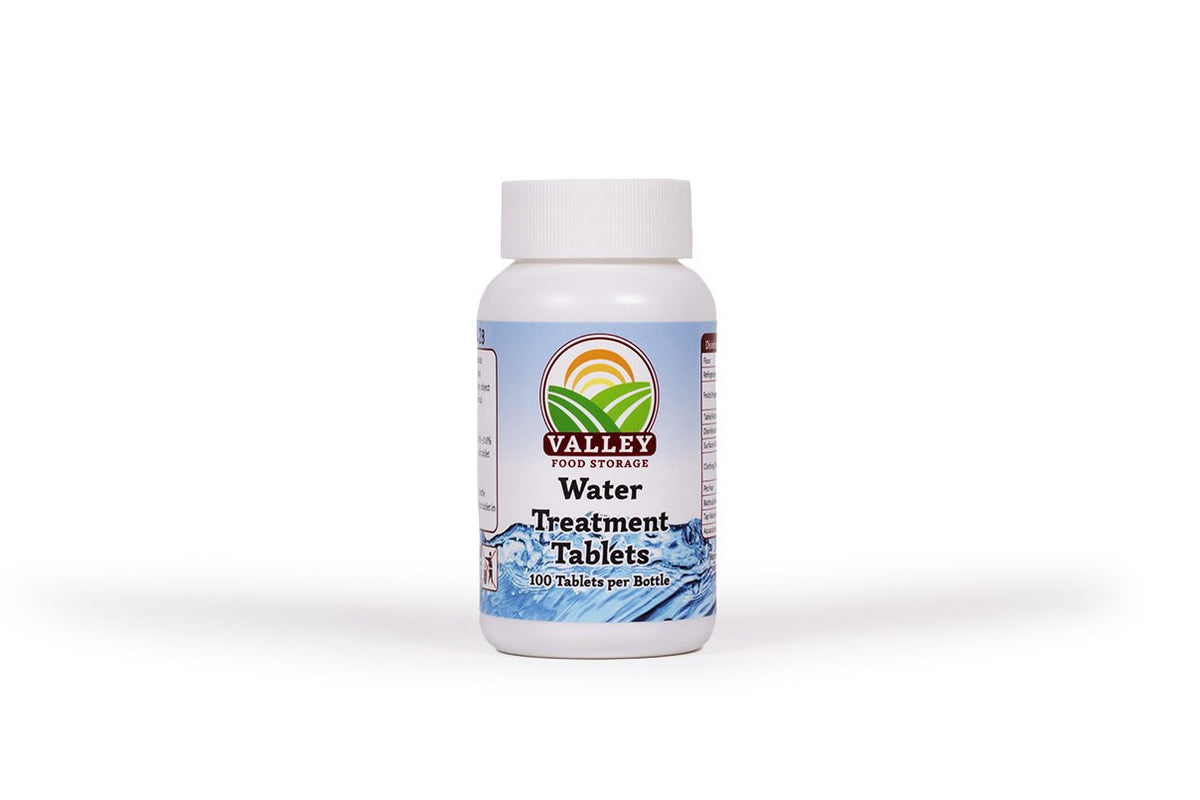 Water Purification &amp; Treatment Tablets - 100 Count Water Purification Tablets | Order Water Purifying &amp; Treatment Tablets Online From Valley Food Storage